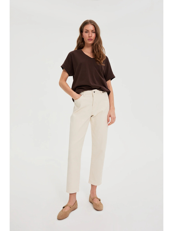 Moodo Póló kiválással barna Moodo