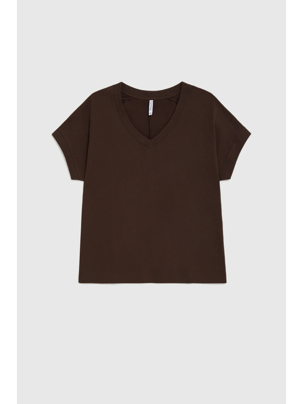 Moodo Póló kiválással barna Moodo