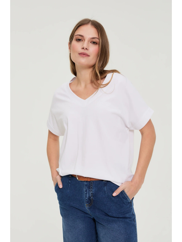 Moodo Póló kiválással fehér Moodo