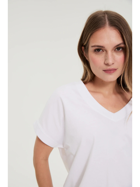 Moodo Póló kiválással fehér Moodo