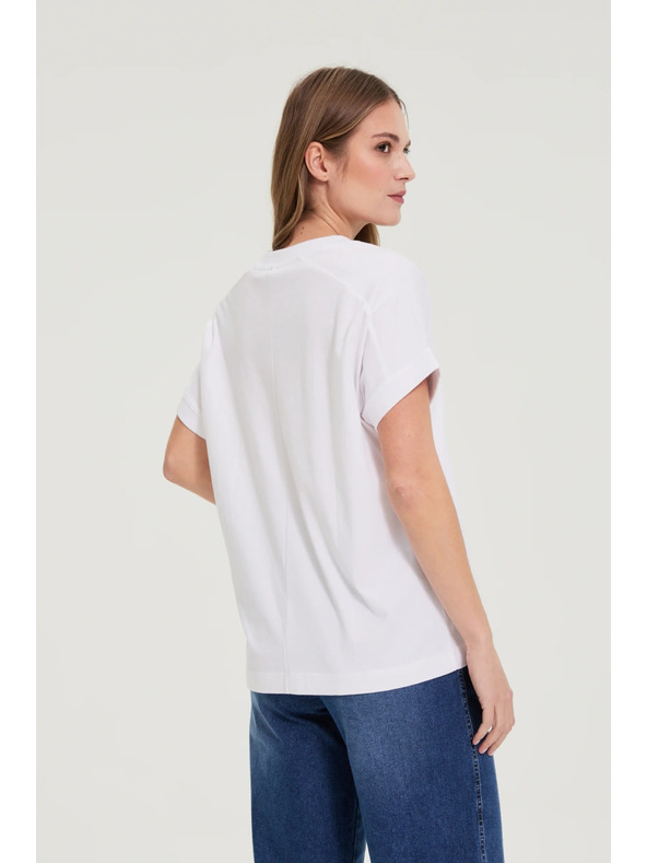 Moodo Póló kiválással fehér Moodo