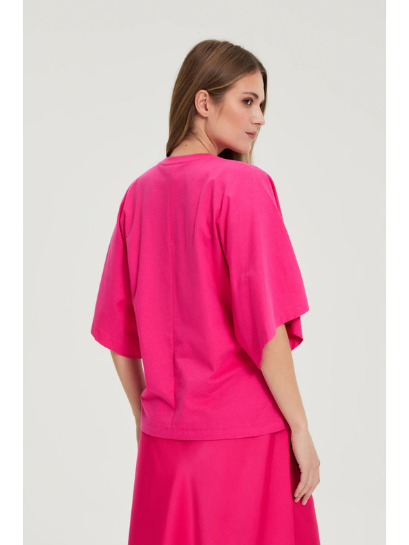 Moodo Blúz széles ujjakkal lila Moodo