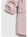 Moodo Blézer gyűrt ujjakkal rózsaszín Moodo