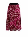 Orsay ORSAY rózsaszín és bor női mintás midi szoknya