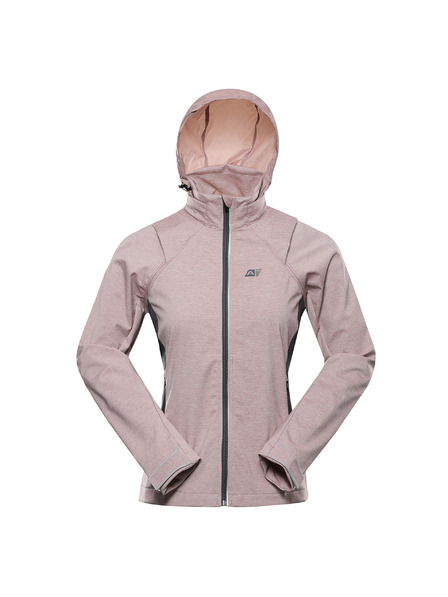 ALPINE PRO Női softshell mellény-kabát 2in1 membránnal ALPINE PRO SPERTA 2 pale mauve