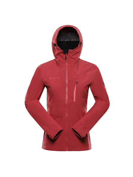 ALPINE PRO Női vízálló dzseki ptx membránnal ALPINE PRO ZARRA 2 kardinál piros