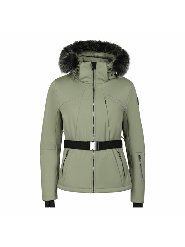 ALPINE PRO Női sí softshell dzseki membránnal ALPINE PRO DOWELA 2 oil green