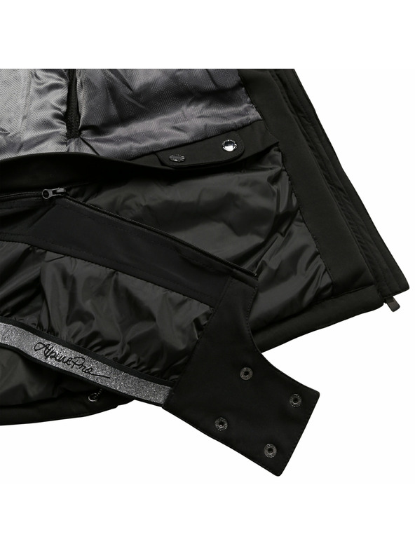 ALPINE PRO Női sí softshell dzseki membránnal ALPINE PRO DOWELA 2 black