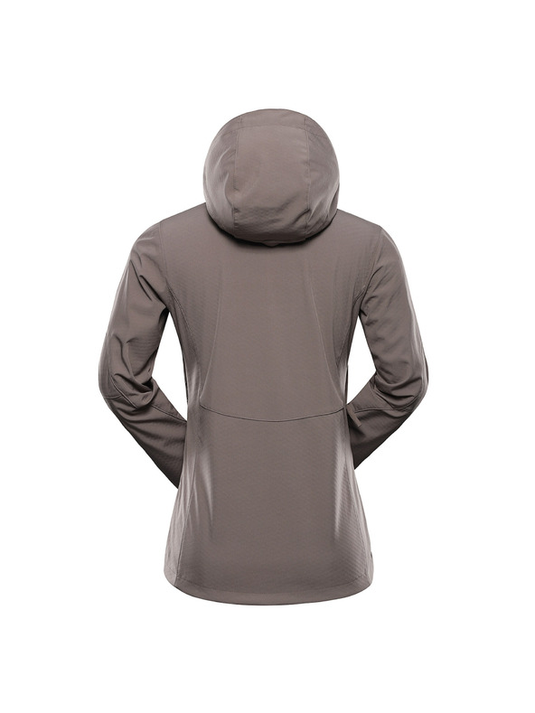 ALPINE PRO Női softshell dzseki membránnal ALPINE PRO HOORA 2 driftwood