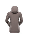 ALPINE PRO Női softshell dzseki membránnal ALPINE PRO HOORA 2 driftwood