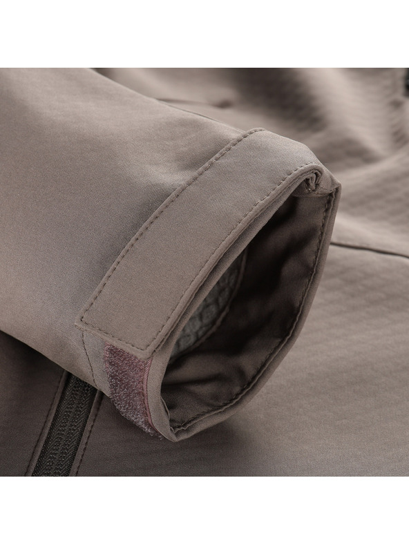 ALPINE PRO Női softshell dzseki membránnal ALPINE PRO HOORA 2 driftwood