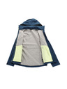 ALPINE PRO Női softshell dzseki membránnal ALPINE PRO HOORA 2 kék szárny teal