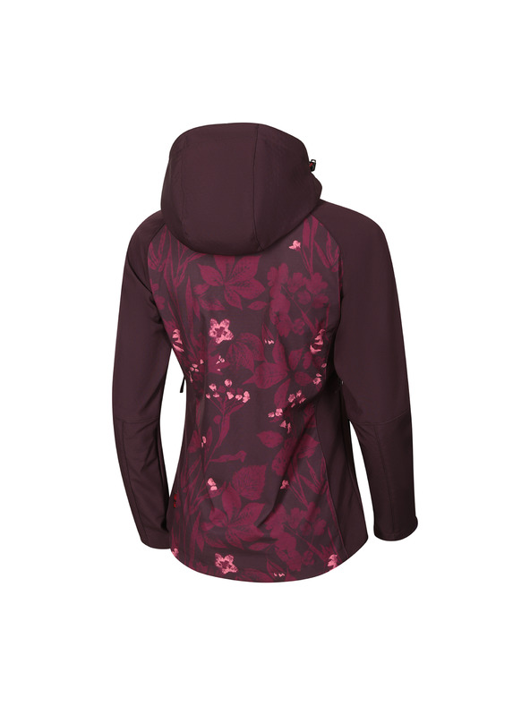 ALPINE PRO Női softshell dzseki membránnal ALPINE PRO HOORA vörösbor varianta pa