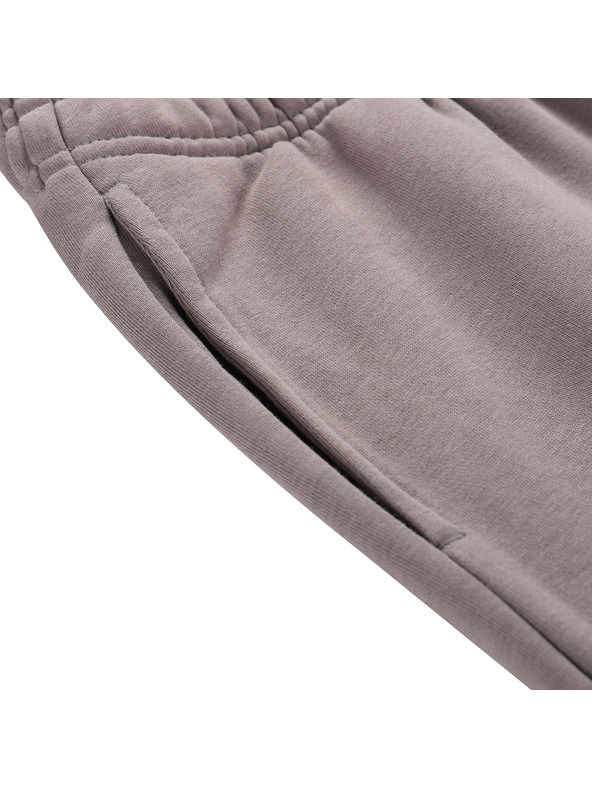 ALPINE PRO Női pamut melegítőnadrág ALPINE PRO DAKKA driftwood