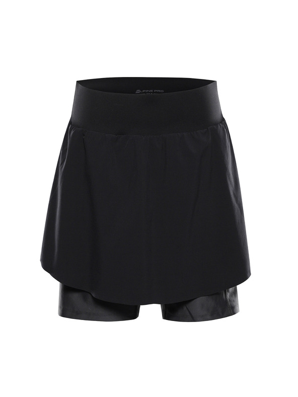 ALPINE PRO Női sport szoknya cool dry-vel ALPINE PRO SQUERA 2 black