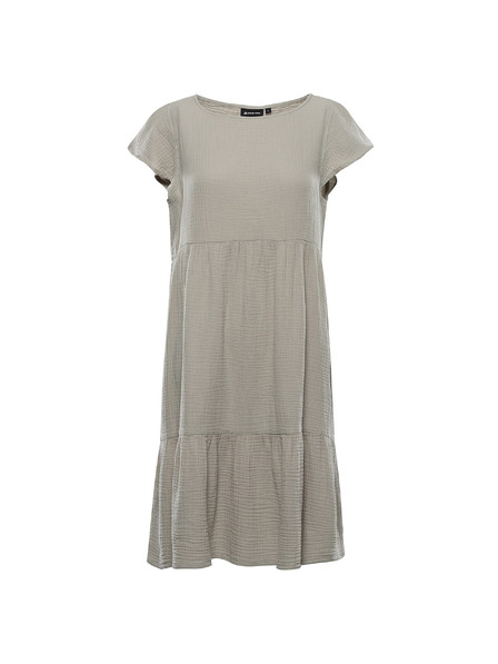 ALPINE PRO Női pamut ruha ALPINE PRO AKESA abbey stone