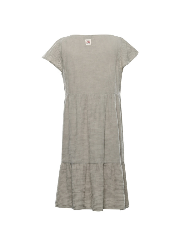 ALPINE PRO Női pamut ruha ALPINE PRO AKESA abbey stone