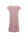 ALPINE PRO Női pamut ruha ALPINE PRO AKESA pale mauve