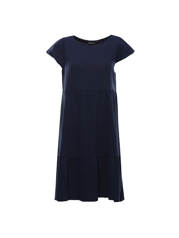 ALPINE PRO Női pamut ruha ALPINE PRO AKESA moonlit ocean