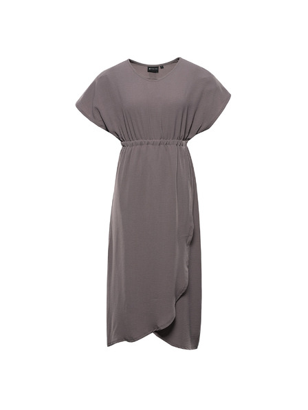 ALPINE PRO Női nyári ruha ALPINE PRO URAMA driftwood