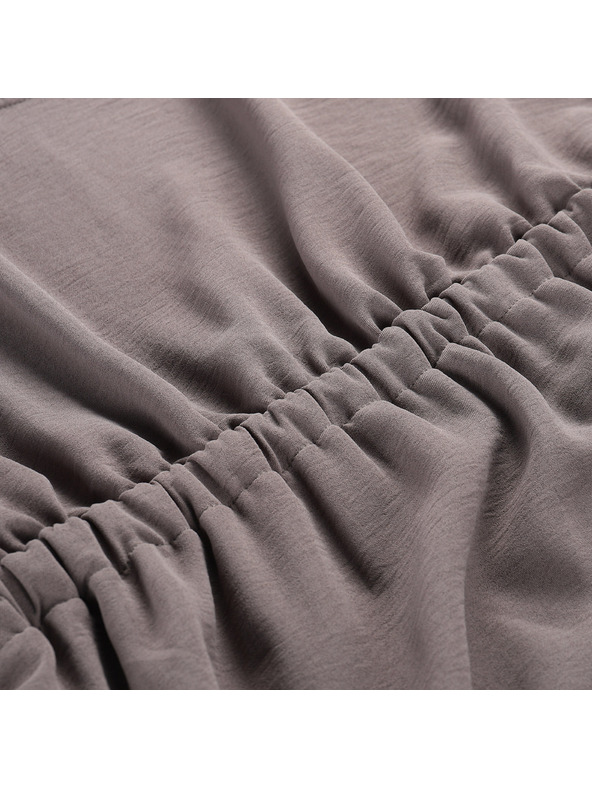 ALPINE PRO Női nyári ruha ALPINE PRO URAMA driftwood