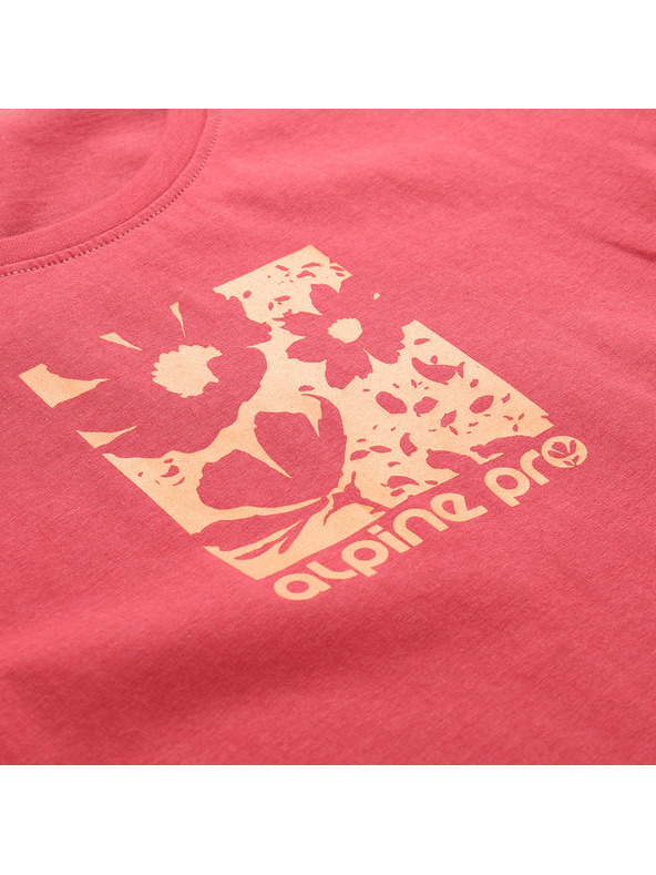 ALPINE PRO Női organikus pamut póló ALPINE PRO TERMESA 3 cardinal pb változat