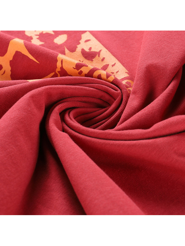 ALPINE PRO Női organikus pamut póló ALPINE PRO TERMESA 3 cardinal pb változat