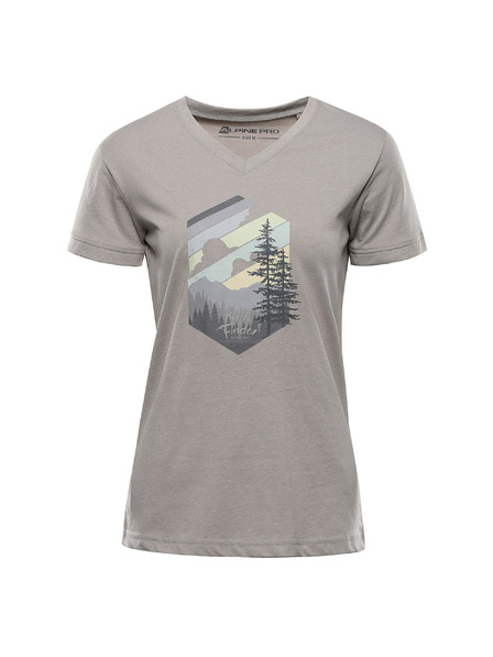 ALPINE PRO Női gyűrhetetlen póló ALPINE PRO NOGERA galamb szürke varianta pa