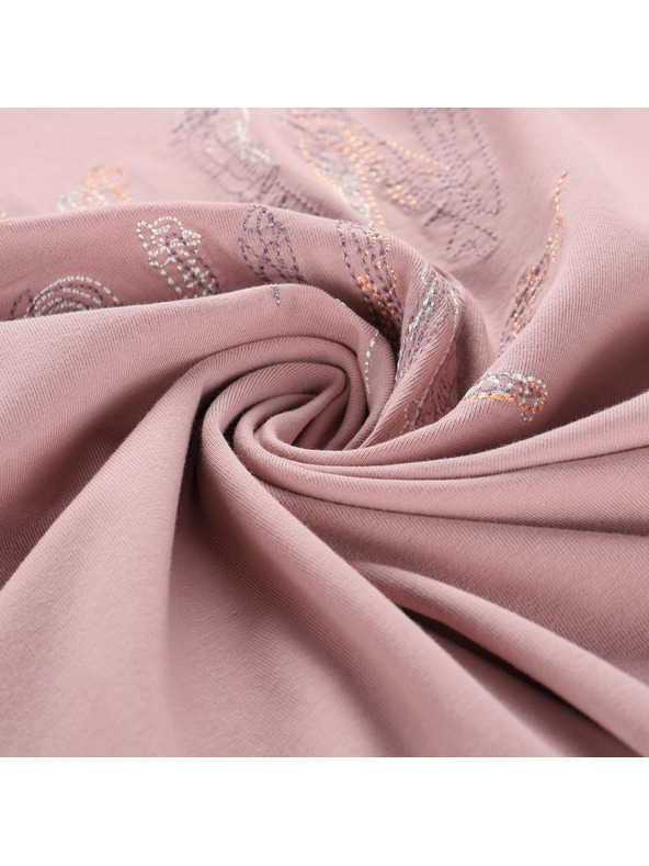 ALPINE PRO Női pamut póló ALPINE PRO DORGA pale mauve variáns pb