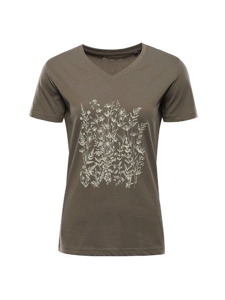 ALPINE PRO Női pamut póló ALPINE PRO DORENA stone gray variáns pa