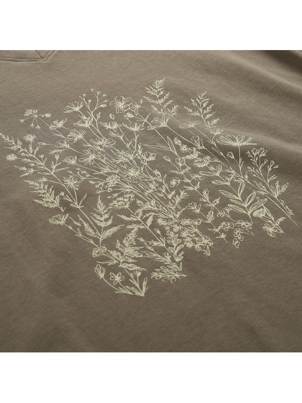 ALPINE PRO Női pamut póló ALPINE PRO DORENA stone gray variáns pa