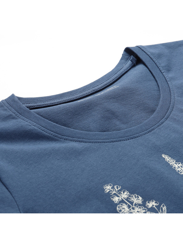 ALPINE PRO Női organikus pamut póló ALPINE PRO TERMESA 3 kékszárny teal varianta pa