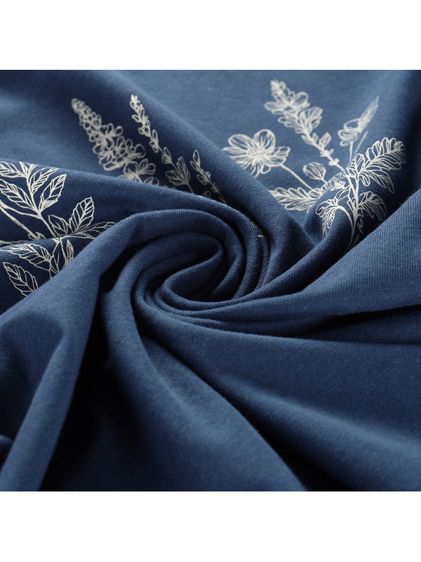 ALPINE PRO Női organikus pamut póló ALPINE PRO TERMESA 3 kékszárny teal varianta pa