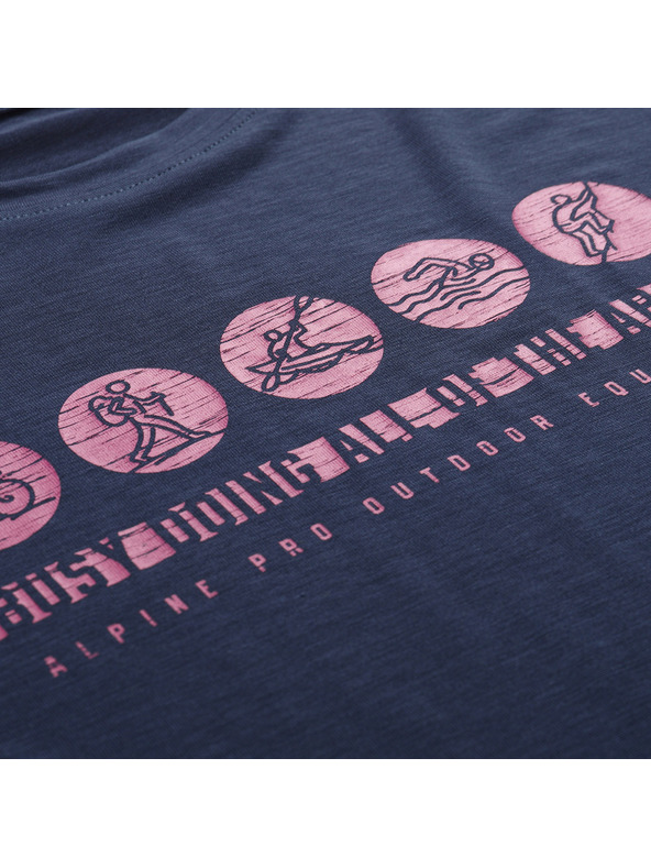 ALPINE PRO Női funkcionális antibakteriális póló ALPINE PRO LYORA moonlit ocean variáns pa