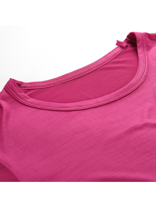 ALPINE PRO Női gyorsan száradó póló cool dry funkcióval ALPINE PRO BASIKA fuchsia red