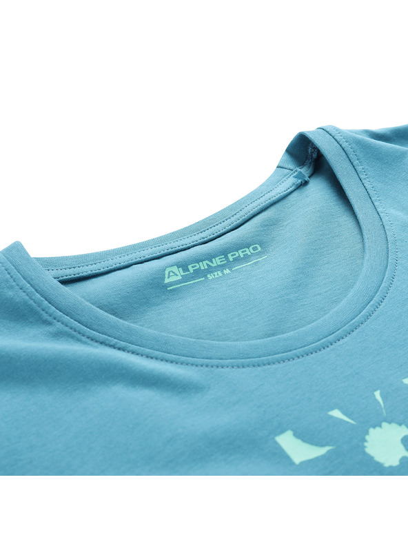 ALPINE PRO Női organikus pamut póló ALPINE PRO TERMESA 3 viharszürke kék varianta pb