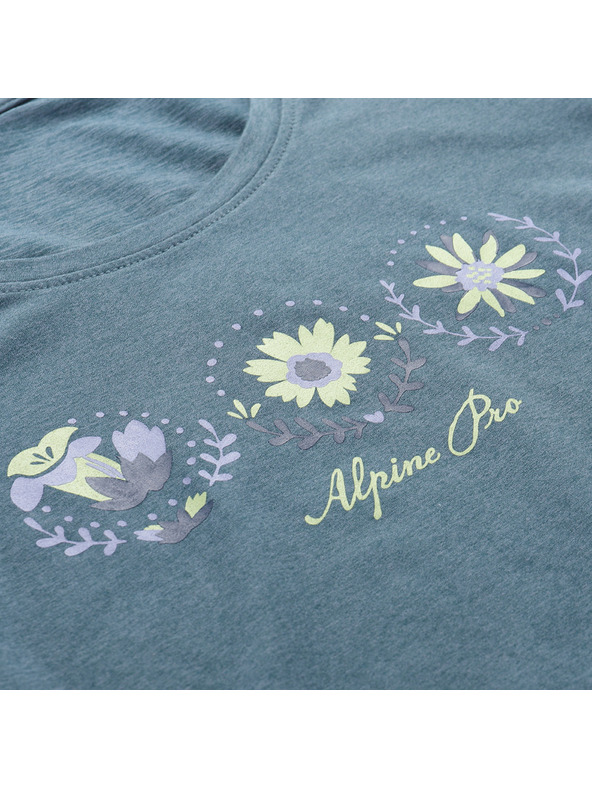 ALPINE PRO Női funkcionális póló ALPINE PRO SASSA dk.metal blue verzió pa