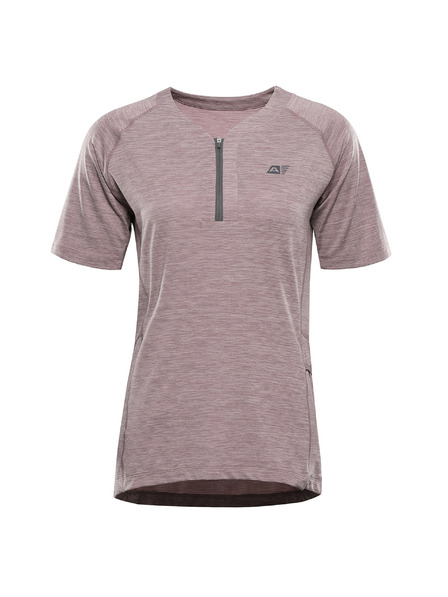 ALPINE PRO Női gyorsan száradó kerékpáros póló ALPINE PRO GERETA 3 pale mauve