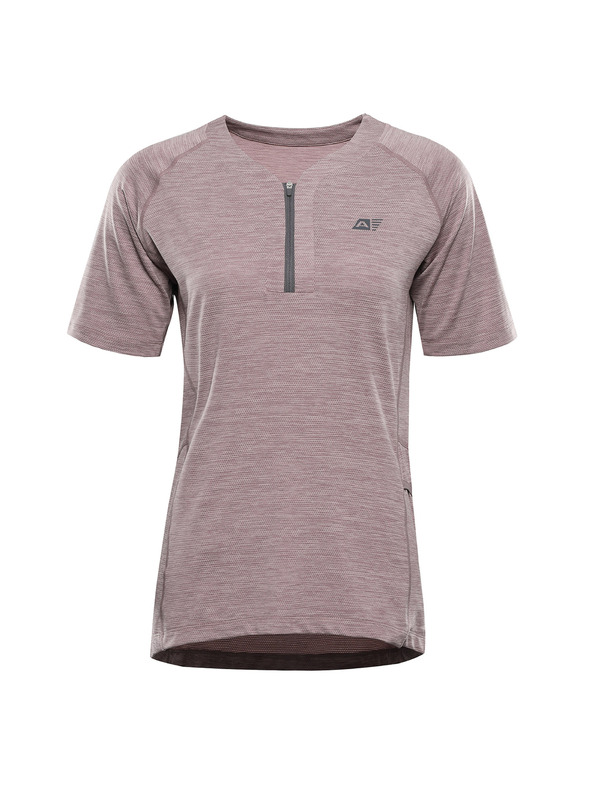 ALPINE PRO Női gyorsan száradó kerékpáros póló ALPINE PRO GERETA 3 pale mauve