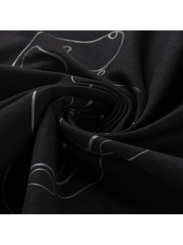 ALPINE PRO Női organikus pamut póló ALPINE PRO TERMESA 3 fekete varianta pe