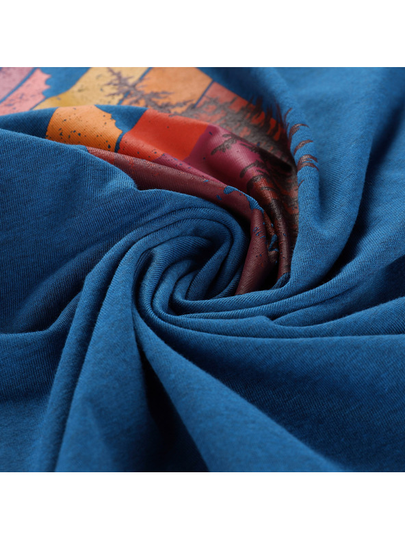 ALPINE PRO Női gyűrhetetlen póló ALPINE PRO NOGERA moonlit ocean varianta pa