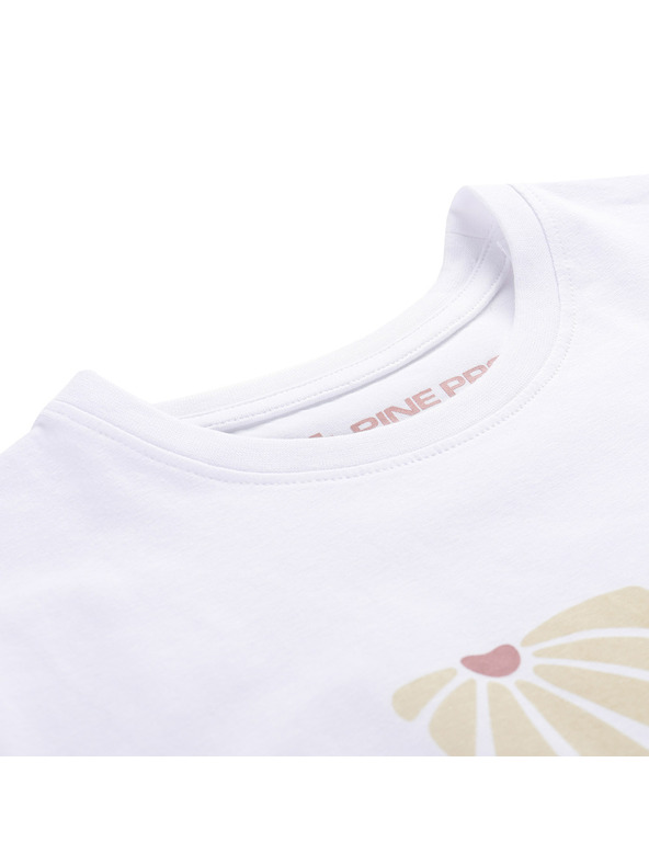 ALPINE PRO Női pamut póló ALPINE PRO DORGA fehér varianta pa