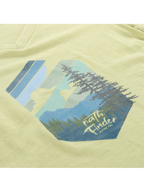 ALPINE PRO Női gyűrhetetlen póló ALPINE PRO NOGERA margaréta varianta pa