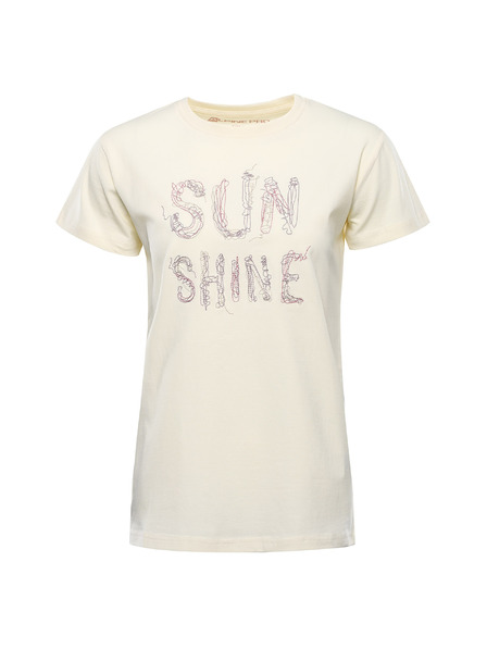 ALPINE PRO Női pamut póló ALPINE PRO DORGA krém varianta pb