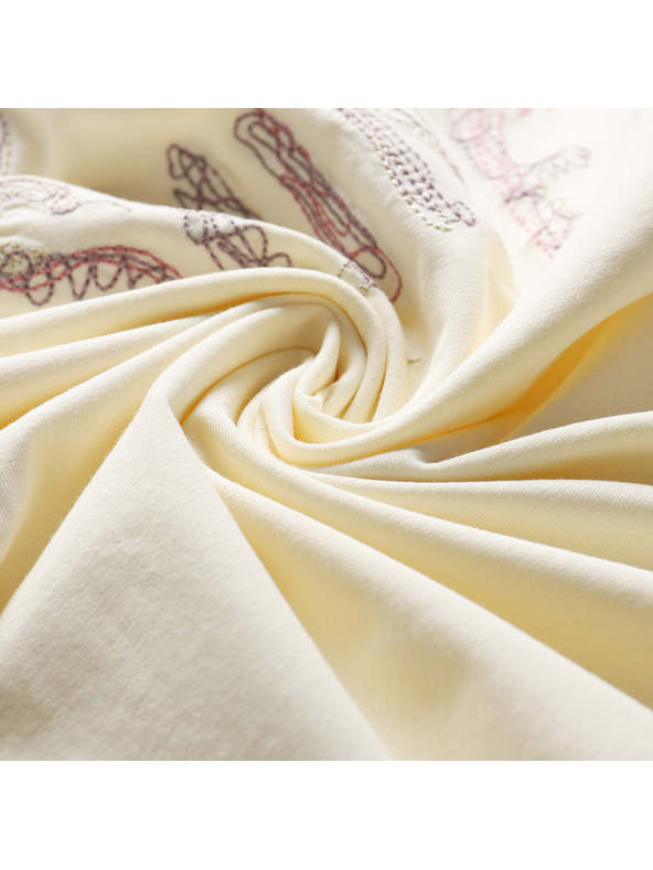 ALPINE PRO Női pamut póló ALPINE PRO DORGA krém varianta pb