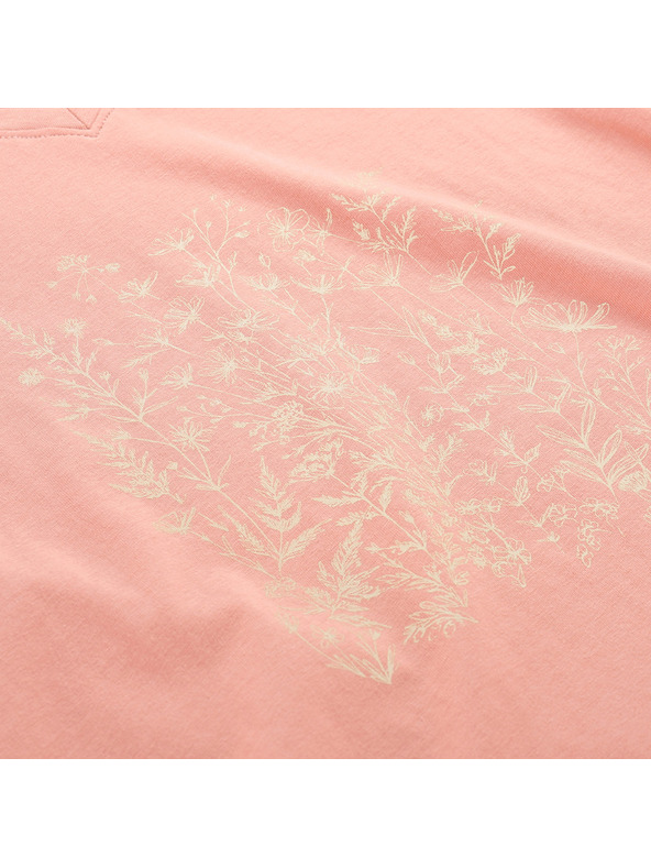 ALPINE PRO Női pamut póló ALPINE PRO DORENA apricot blush variáns pa