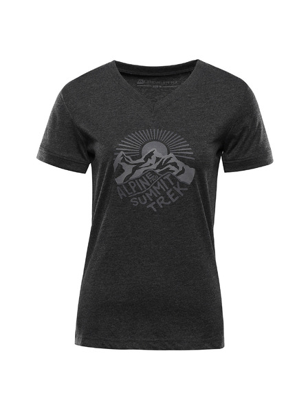 ALPINE PRO Női gyűrhetetlen póló ALPINE PRO NOGERA fekete varianta pb