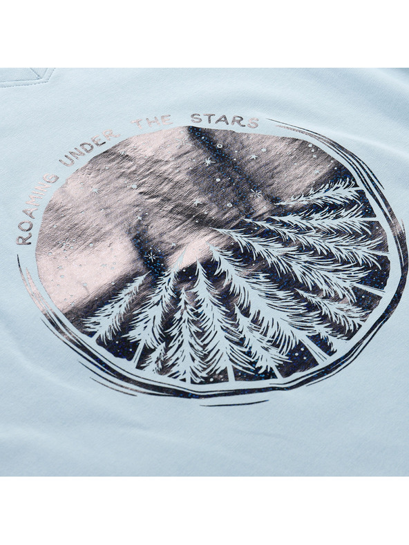 ALPINE PRO Női pamut póló ALPINE PRO DORENA skyride variáns pb