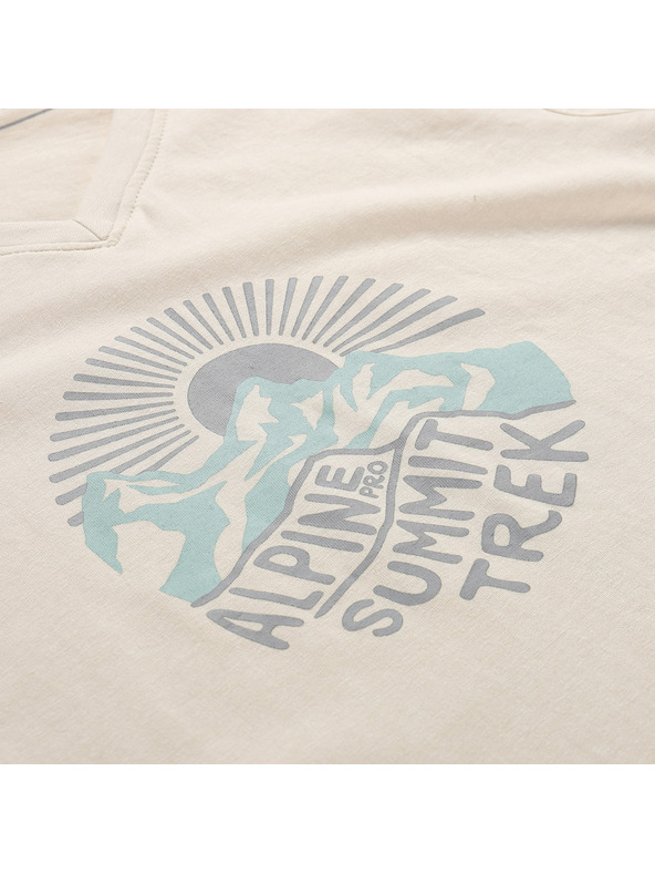 ALPINE PRO Női gyűrhetetlen póló ALPINE PRO NOGERA diófa szürke varianta pb