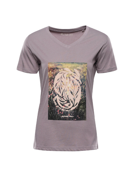 ALPINE PRO Női pamut póló ALPINE PRO DORENA quail variáns pc